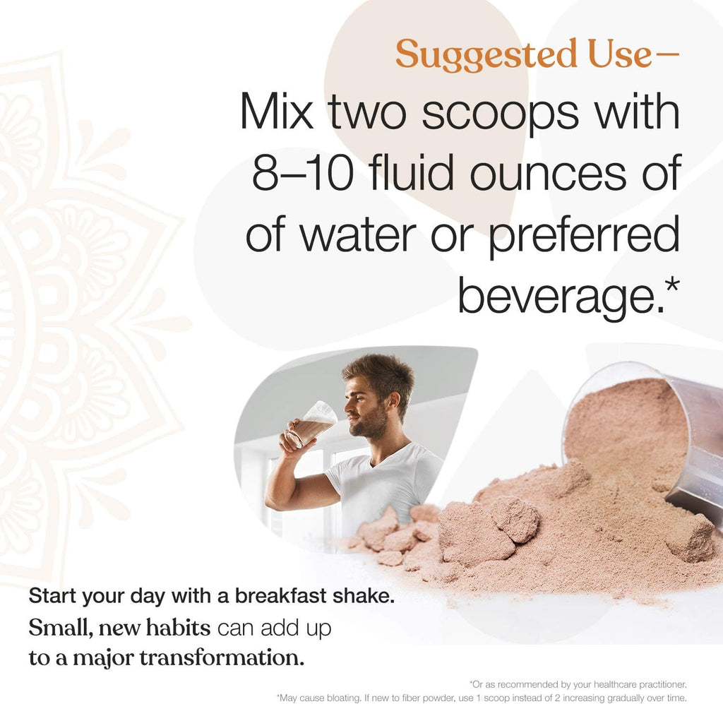 Chocolate Plant Based Protein Meal Replacement Shake, 20 Servings, 33.3oz, Pack of 2 Z2481