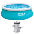 Inflatable Outdoor Pool with Filter Pump L3114