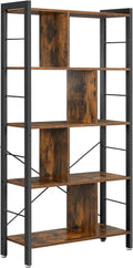 4-Tier Rustic Brown Bookcase H363