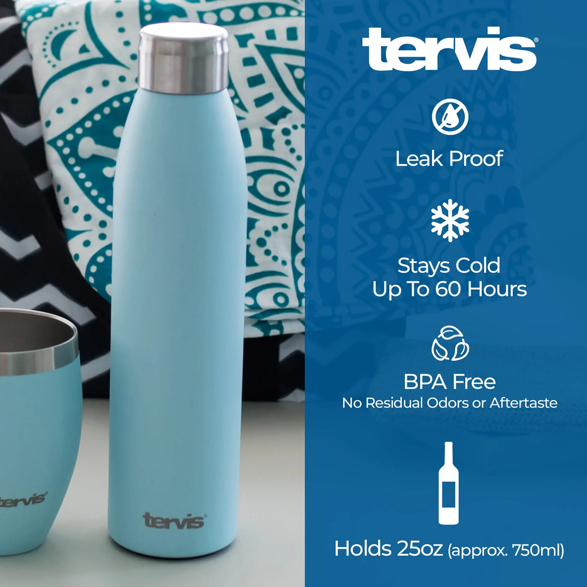 25oz Insulated Stainless Steel Tumbler Travel Cup H8450