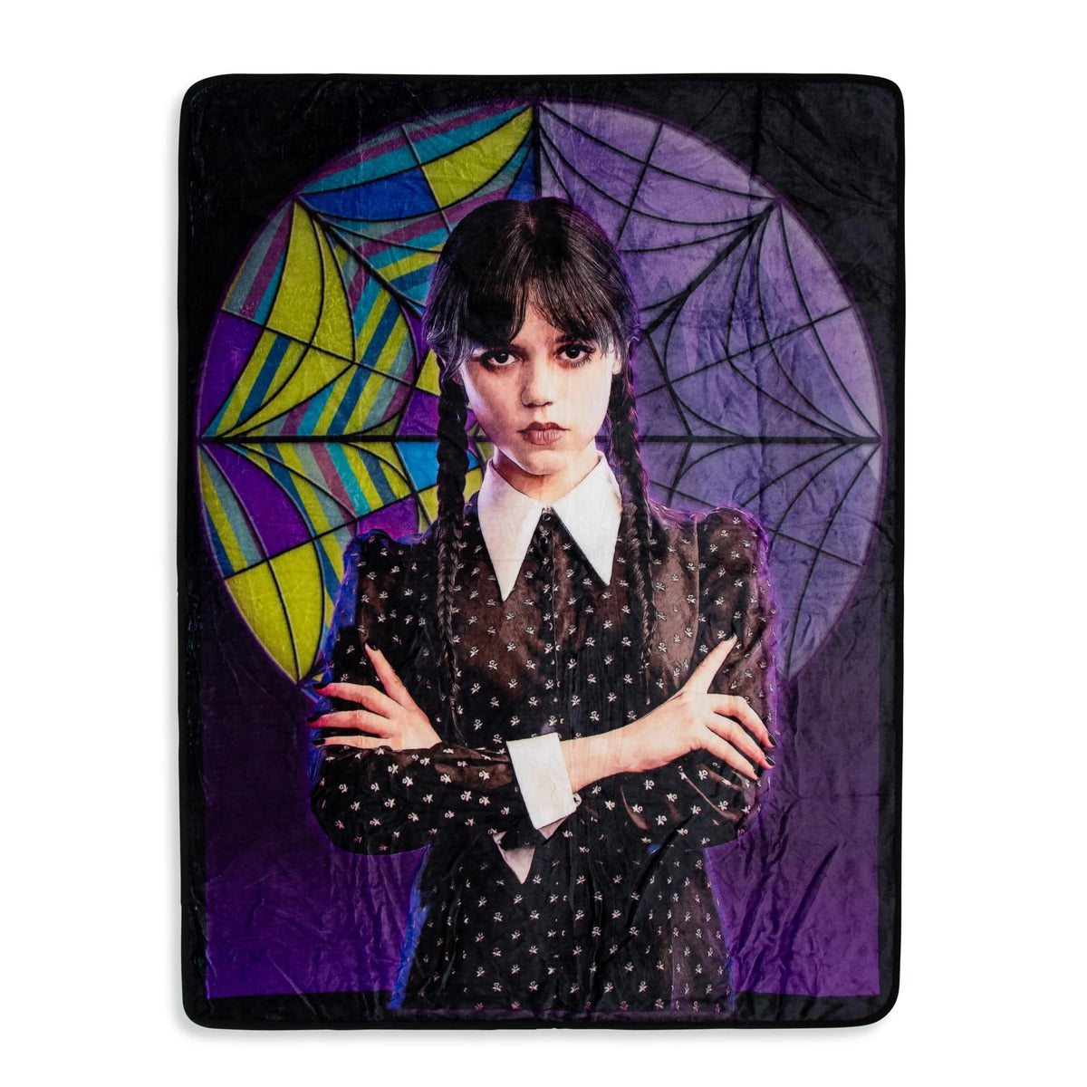 Wednesday Raschel Throw Blanket 45 x 60 Inches V443