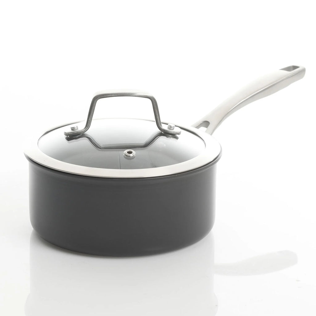 10-Piece Hard Anodized Cookware Pots and Pans Set C18519