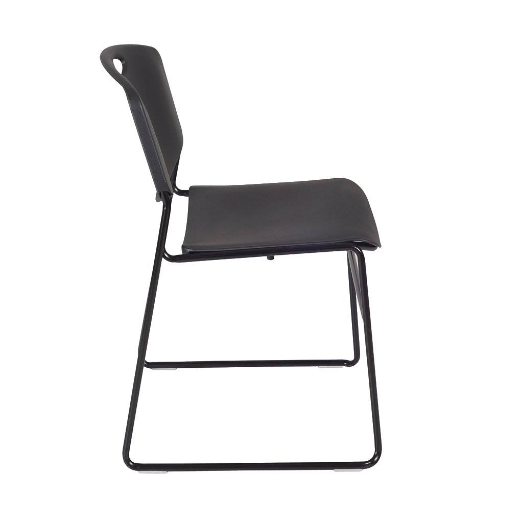 Square Breakroom Table with 4 Stack Chairs U432