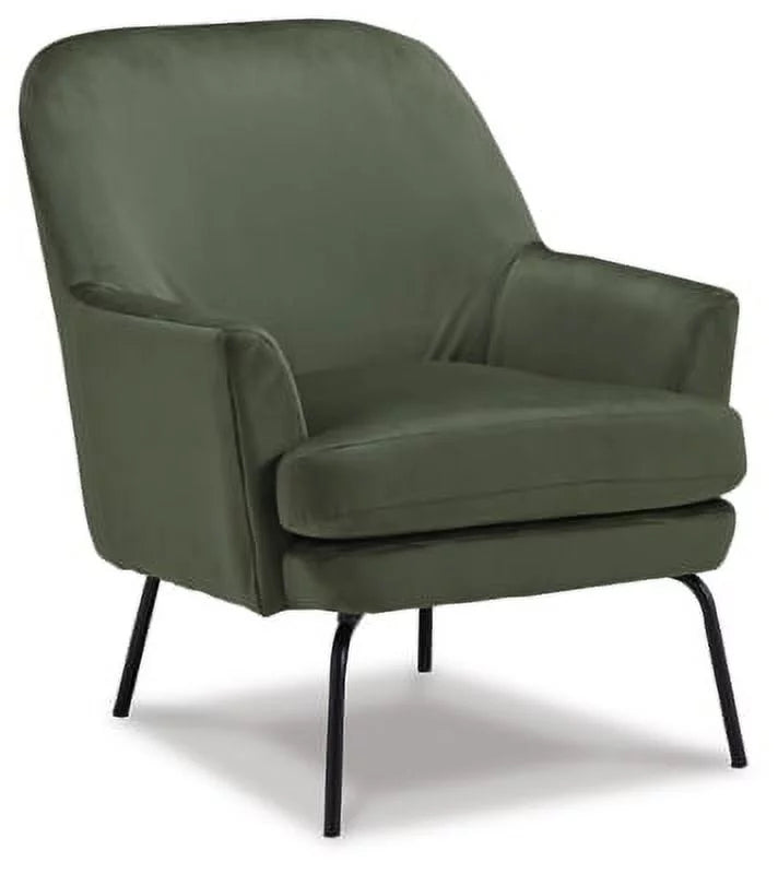 Green Velvet Upholstered Accent Chair S872