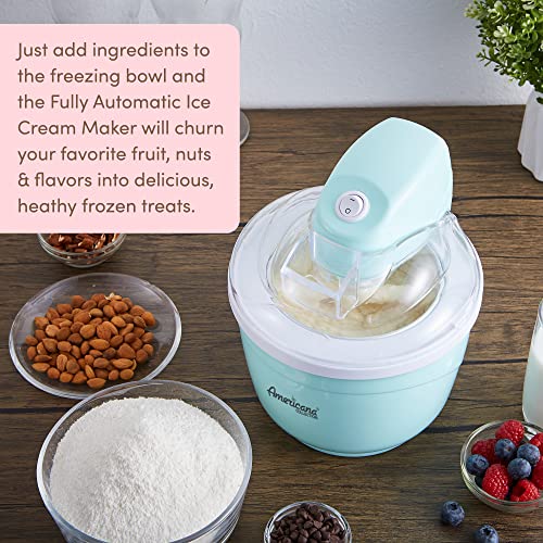 Blue 1 Quart Electric Ice Cream Maker N385