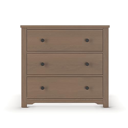 3 Drawer Dresser with Removable Changing Table Topper (Cool Gray) N605