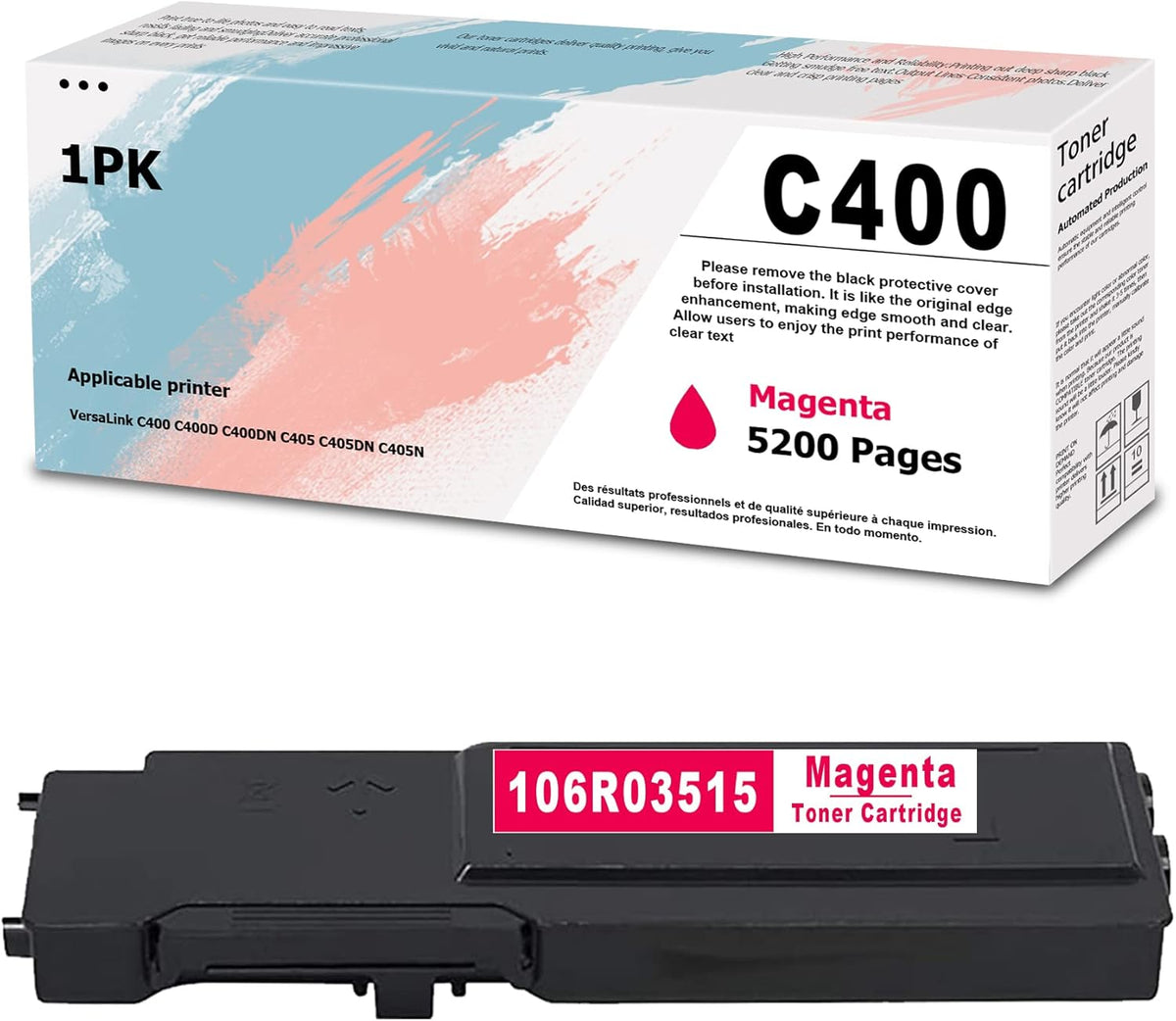 Compatible Magenta Toner Cartridge Replacement Q68764