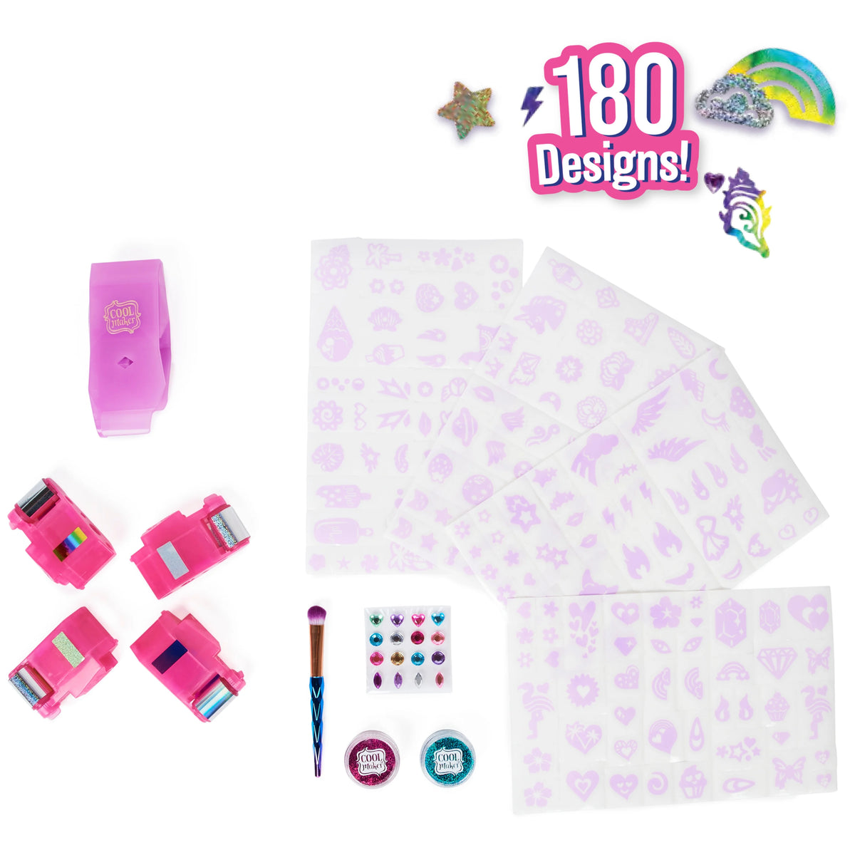 Shimmer Me Body Art with 4 Metallic Foils and 180 Designs G9799