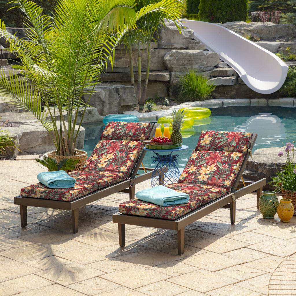 Outdoor Chaise Lounge Cushion 72 x 21 N822