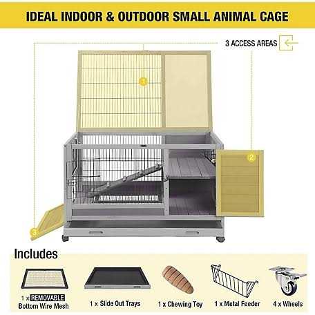 Rabbit Hutch Indoor Bunny Cage Q21281