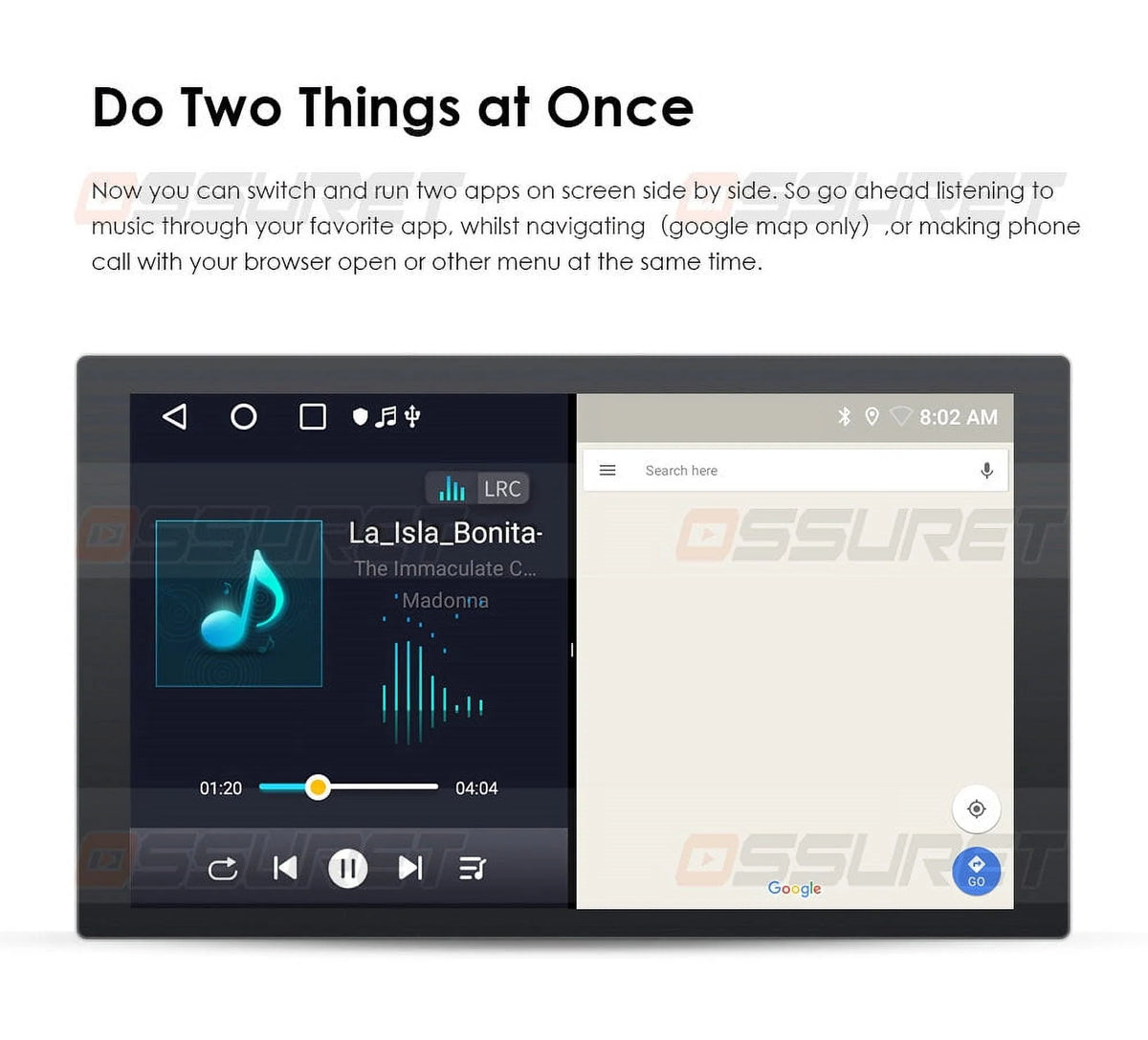 Android 12.0 Car Stereo Radio GPS Navigation Player In Dash L33492