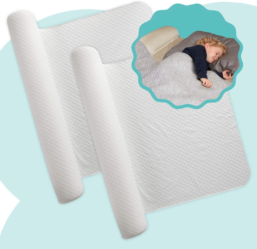 [2-Pack] Inflatable Bed Rail for Toddlers with Non-Slip Machine-Washable Cover O724
