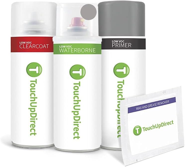 Silver Knockout Metallic Touch Up Paint Aerosol Pack of 2 X18013