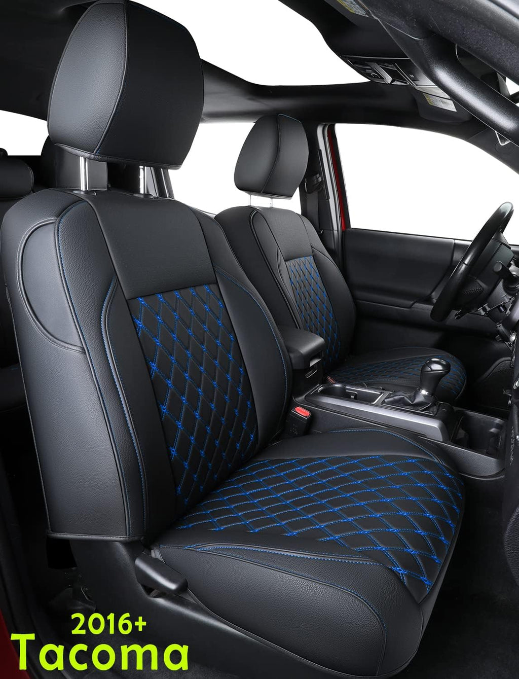 Red Faux Leather Full-Set Seat Covers J649