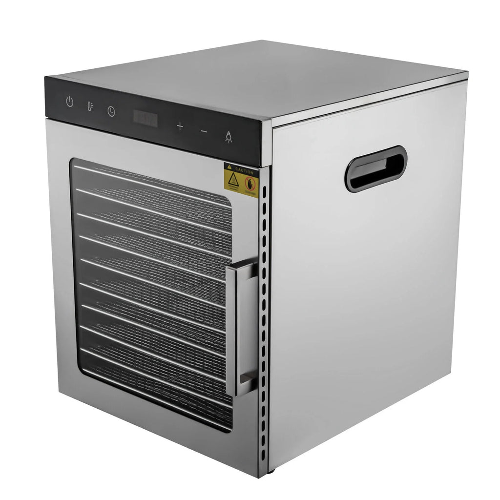 800w 30-90℃ 10 Trays Stainless Steel Food Dehydrator E854864