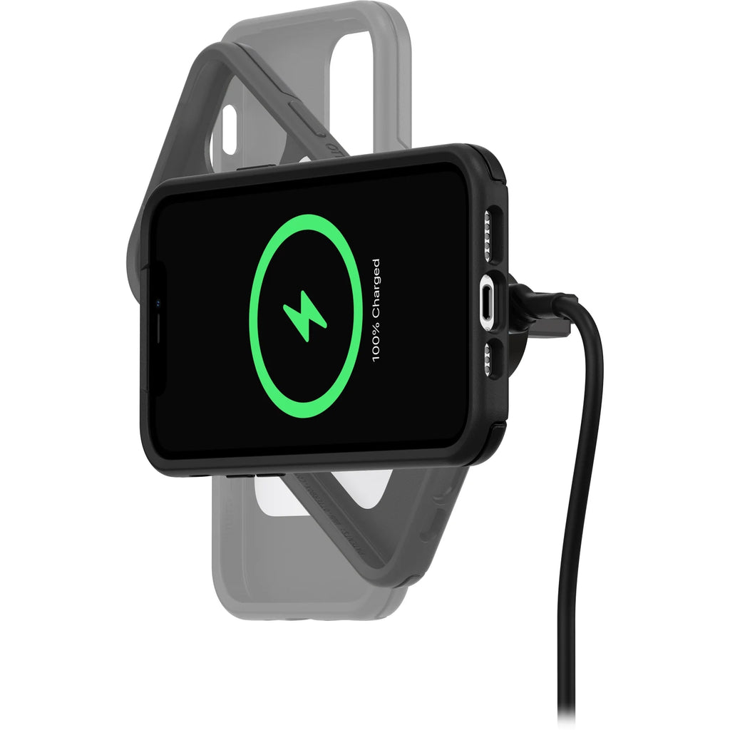 Black Wireless Charger Car Vent Mount for MagSafe D986