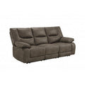 Gray & Black Reclining USB Sofa N9152