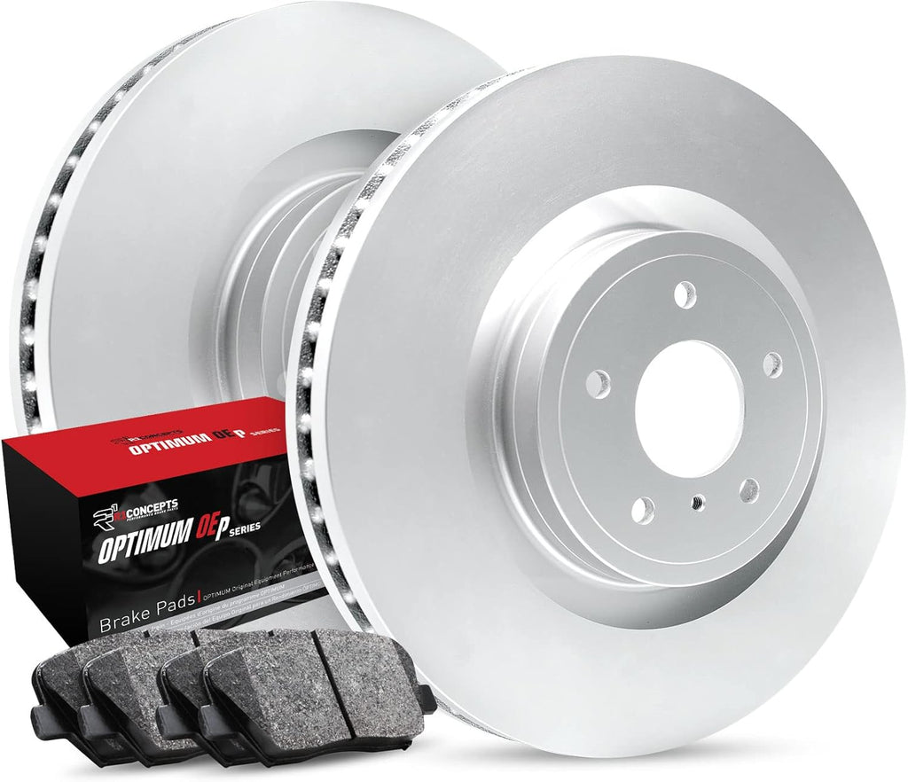 Rear Carbon Brake Rotors with Optimum OEp Pads Y7964