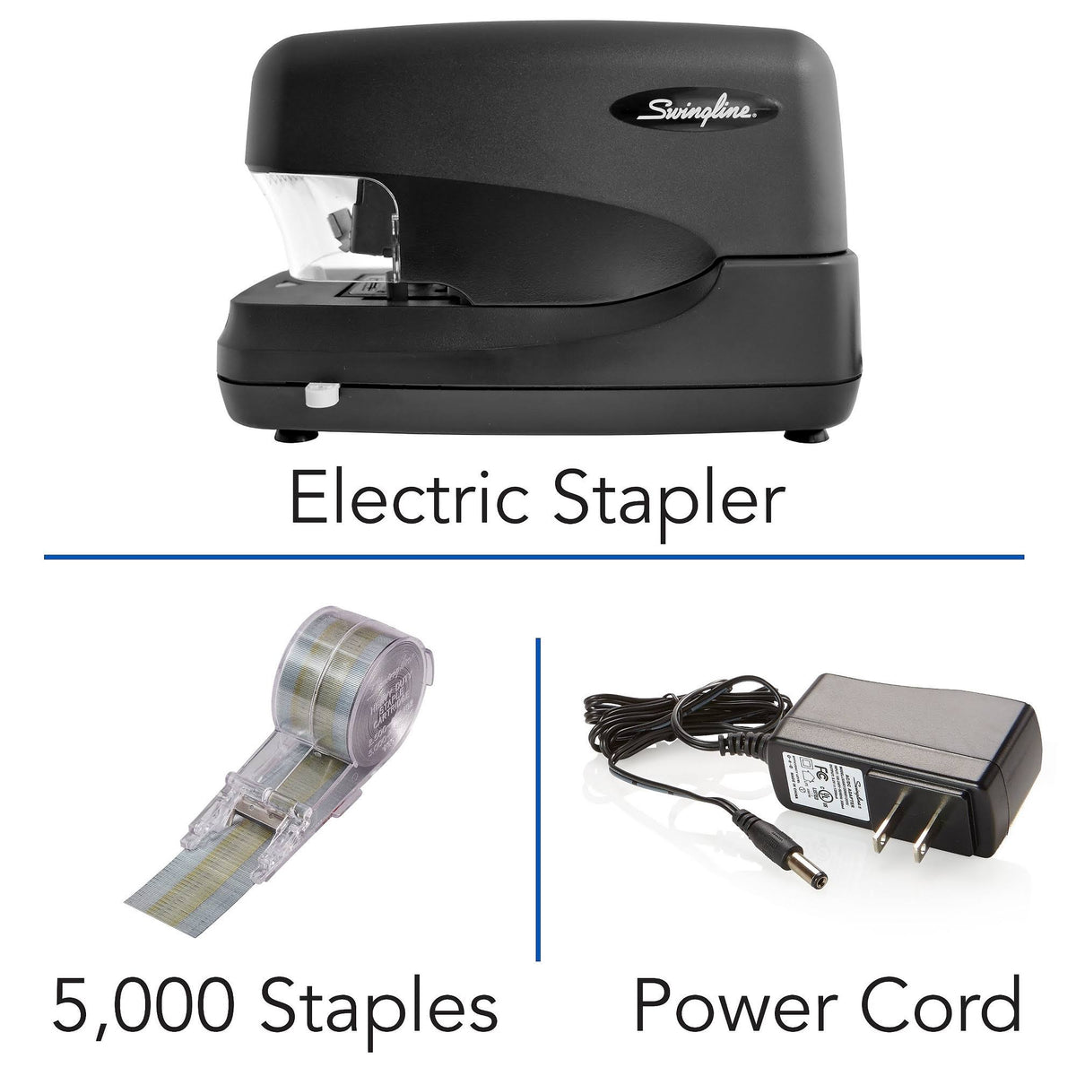 Electric Stapler 70-Sheet Capacity Black U69533