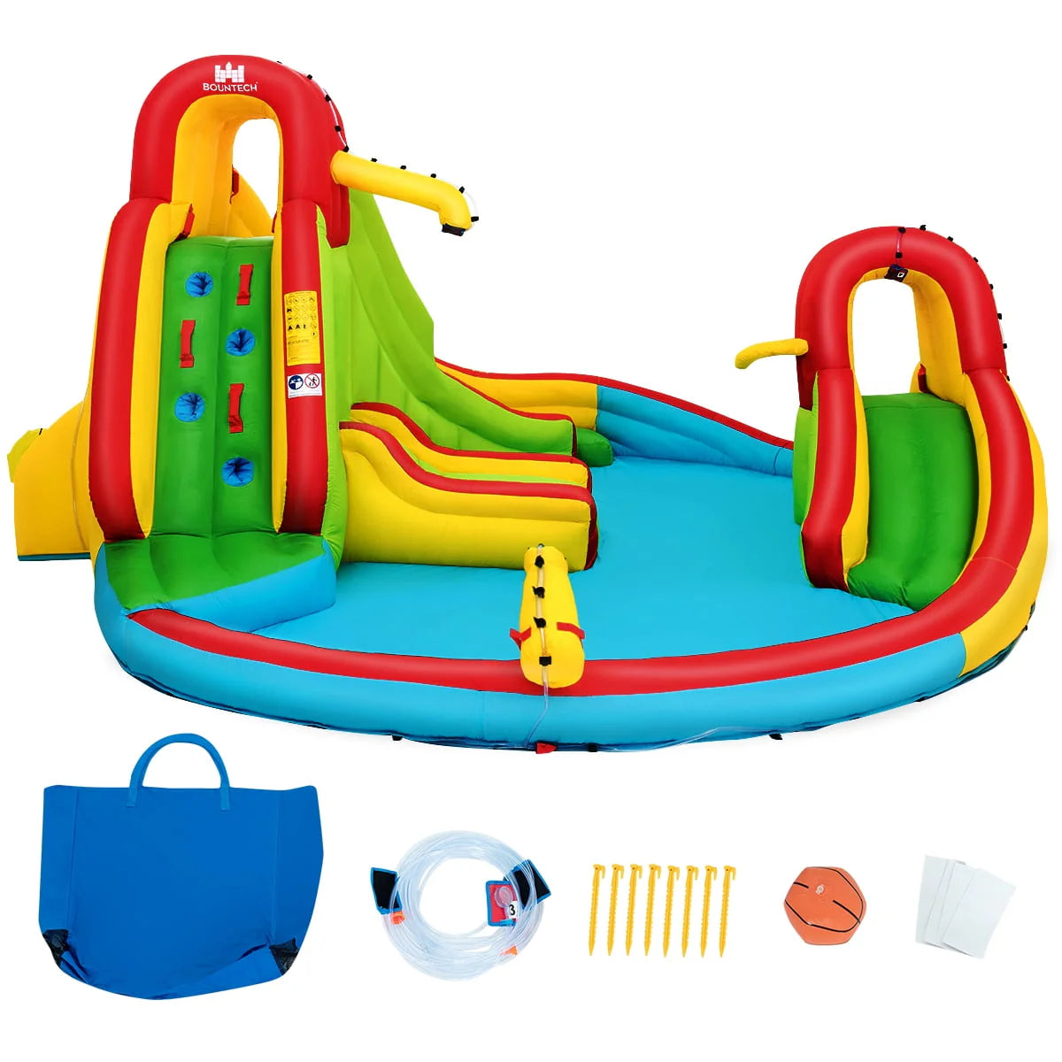 Inflatable Kids Water Slide Park with Splash Pool C26335