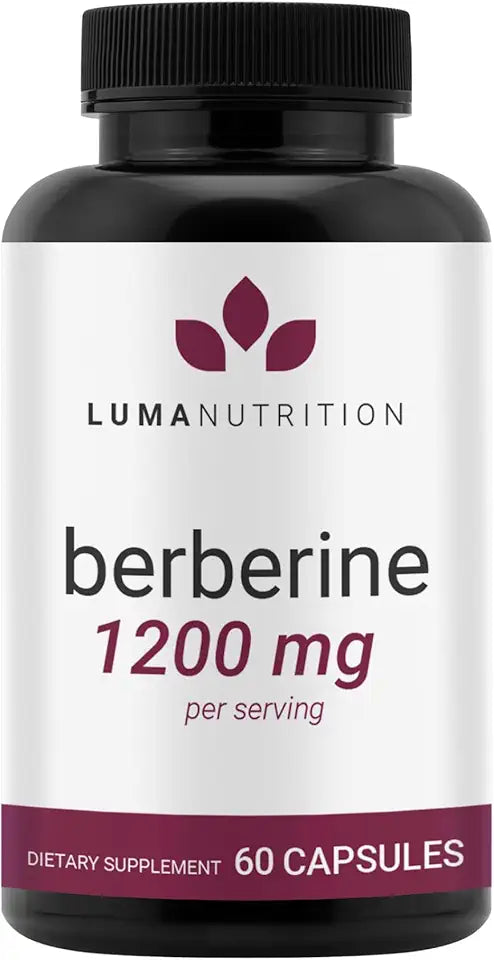 Berberine Supplement 1200mg Vegan 60 Capsules F73311