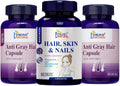 Anti-Gray Hair Capsules & Hair, Skin & Nails Supplements 180 Capsules & Tablets T738709