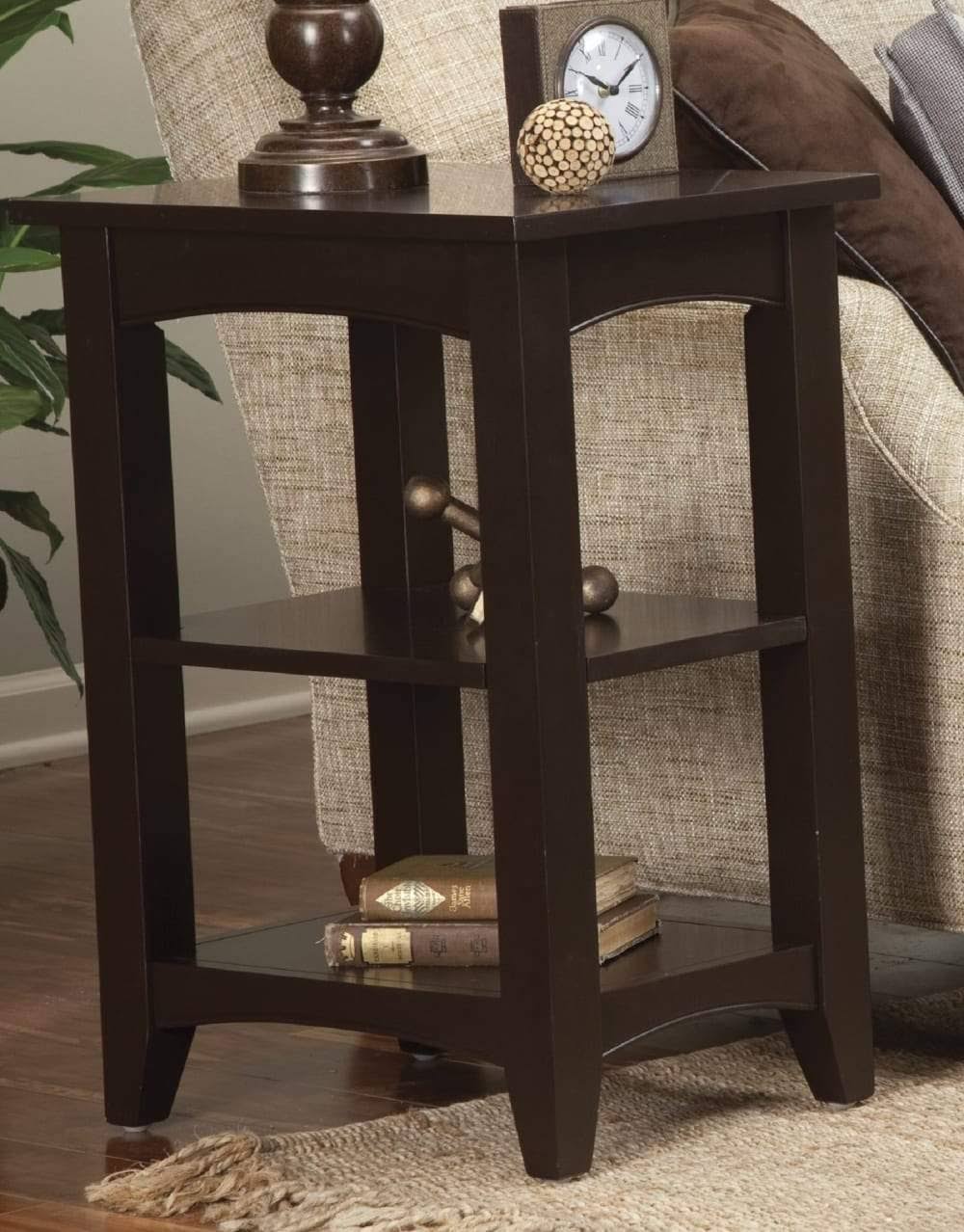 Cherry Shaker 2 Shelf End Table Z864412