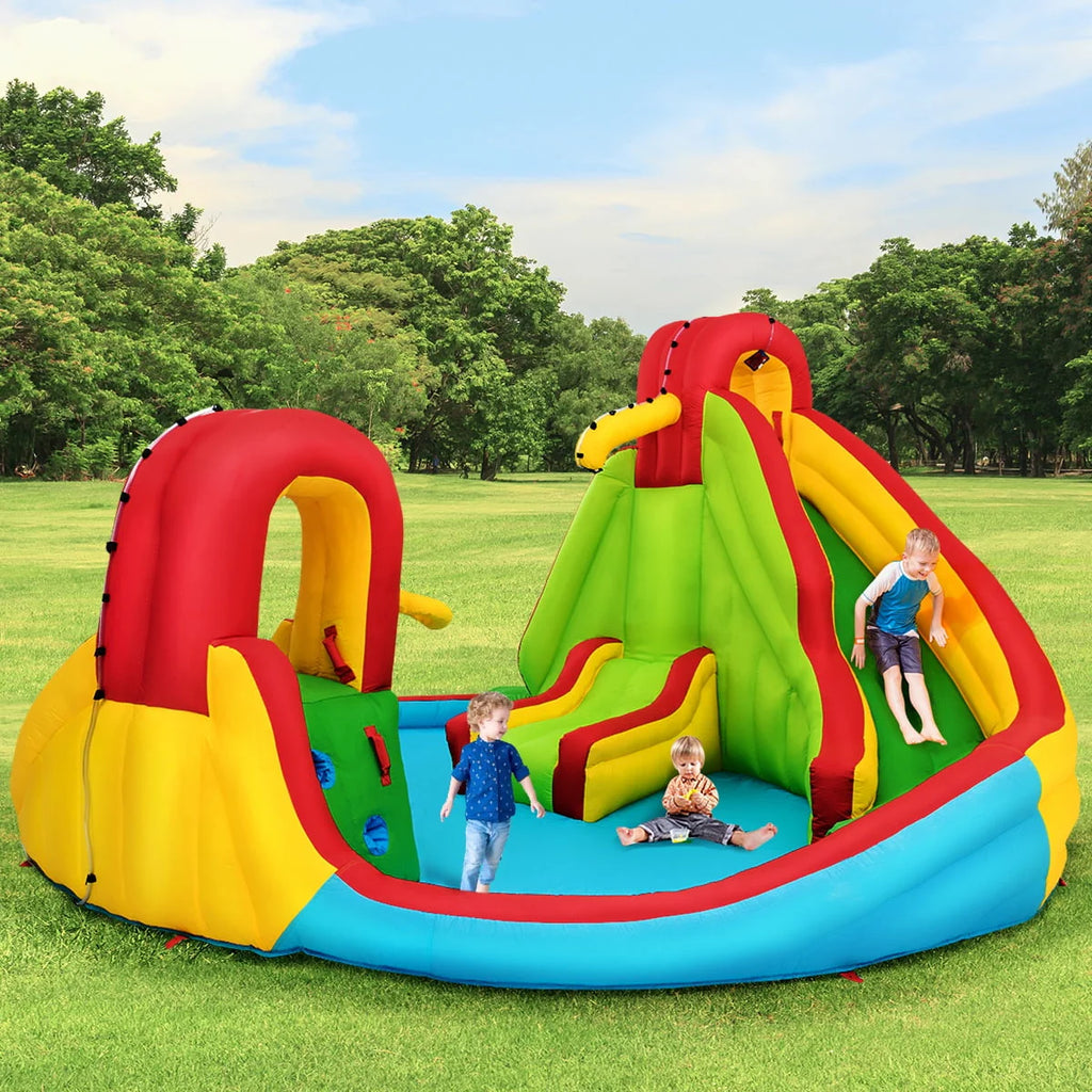 Inflatable Kids Water Slide Park with Splash Pool C26335