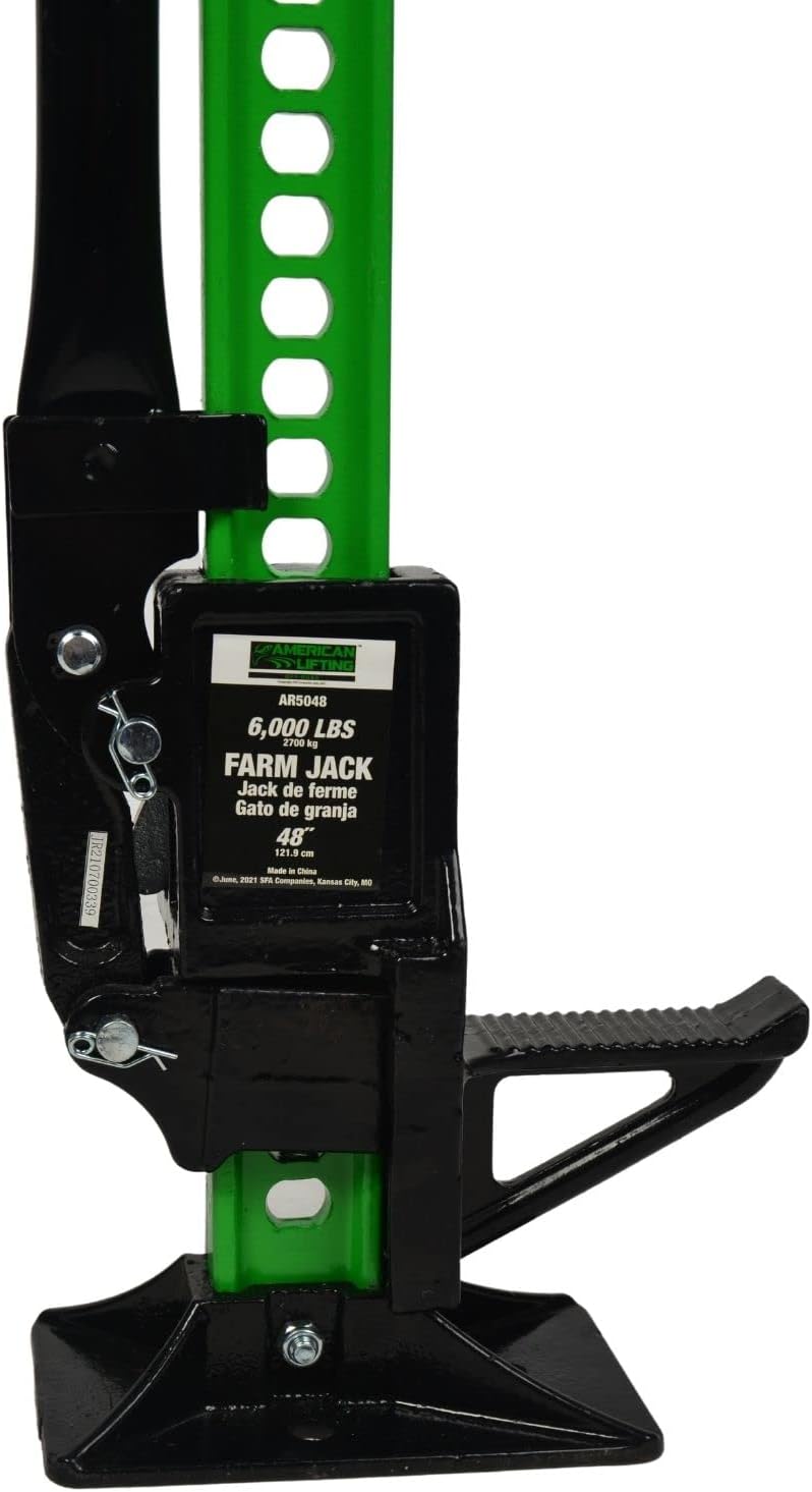 48-Inch 3 Ton Ratcheting Farm Jack A236