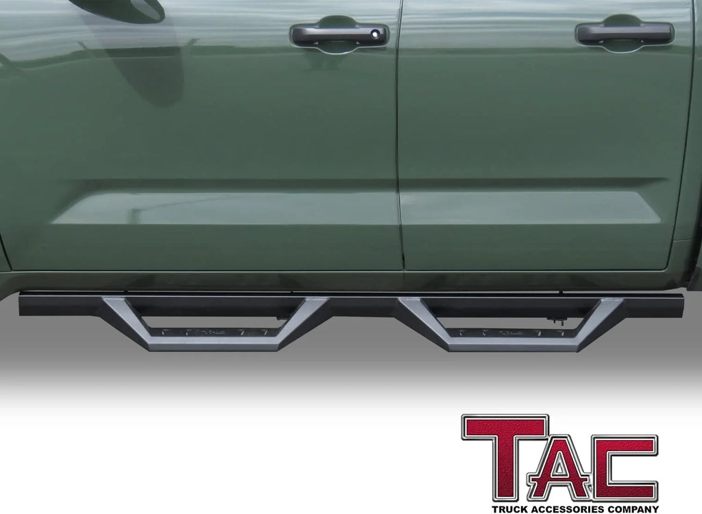 Black Fine Texture Side Steps Nerf Bars Running Boards (2pcs) V36110