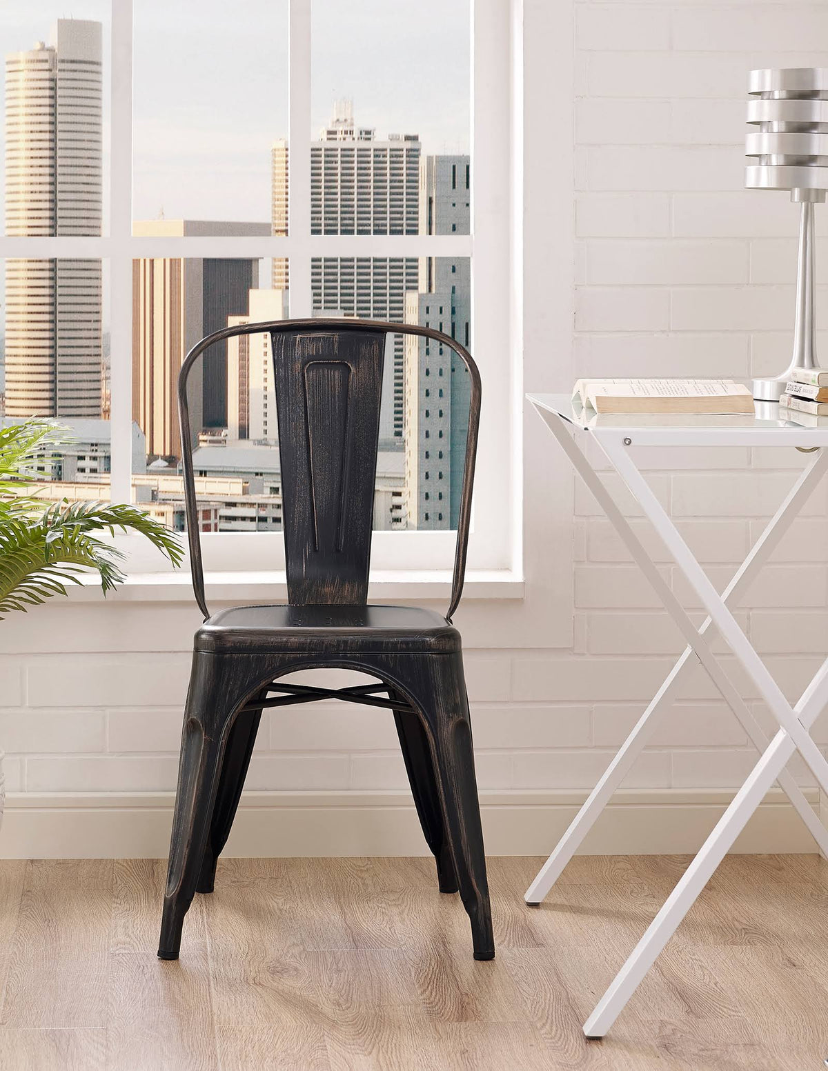 Metal Caf Chair N71959