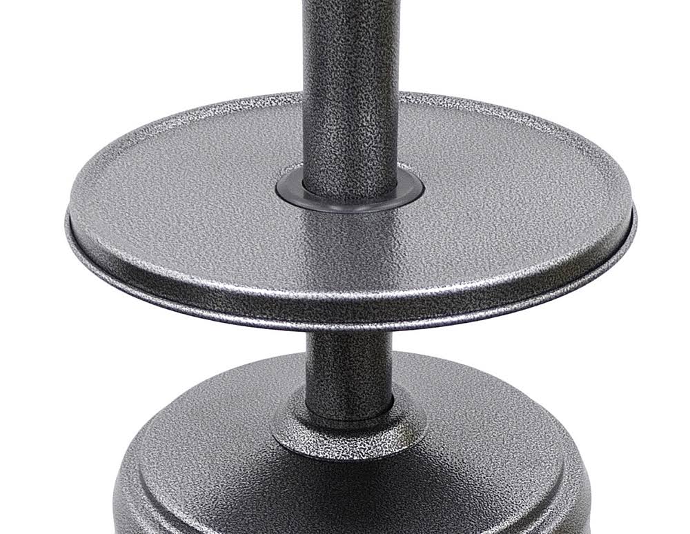Hammered Silver Steel Liquid Propane Patio Heater C418273