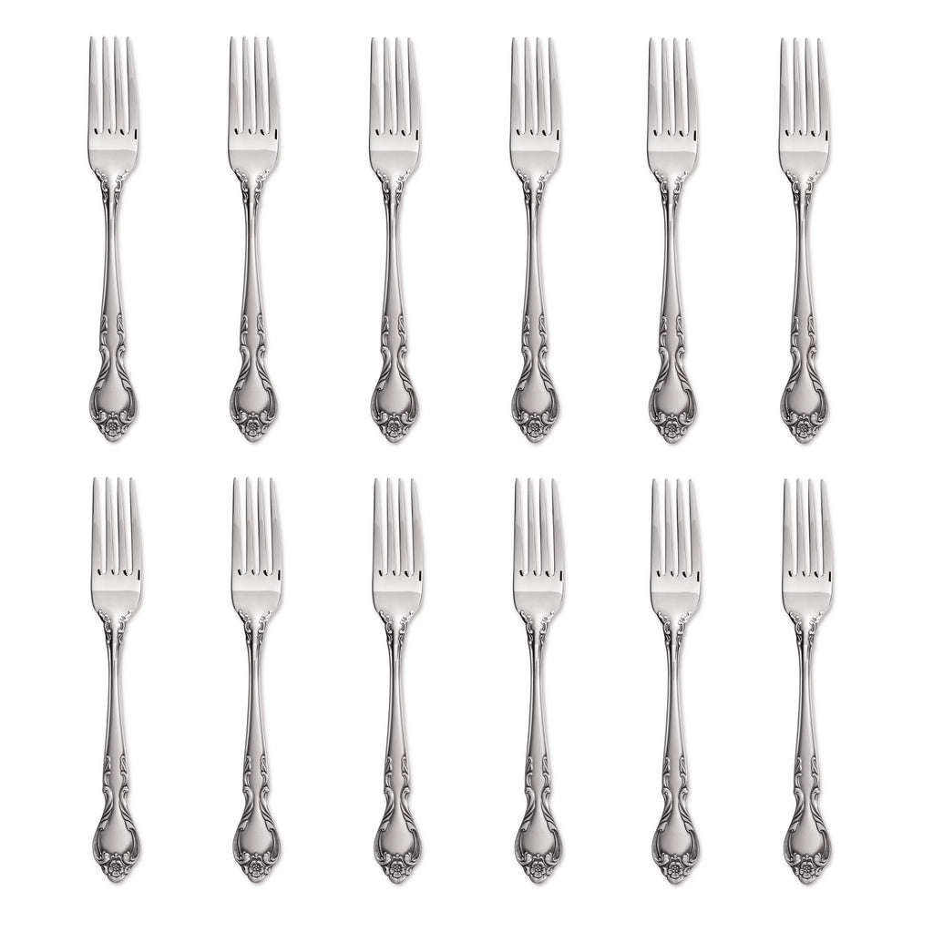 18/8 Stainless Steel Dinner Fork Set of Twelve V65968