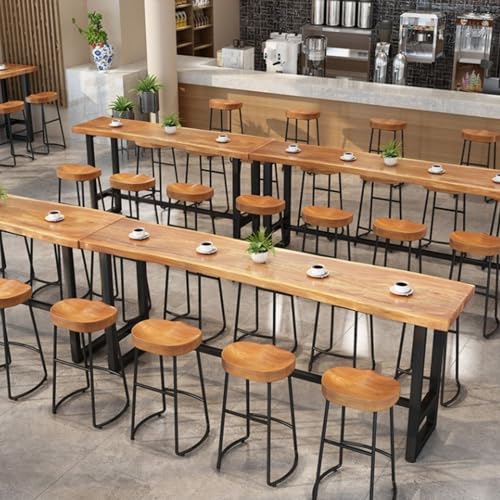 Solid Wood Rectangular Bar Counter Table 160cm long O78922
