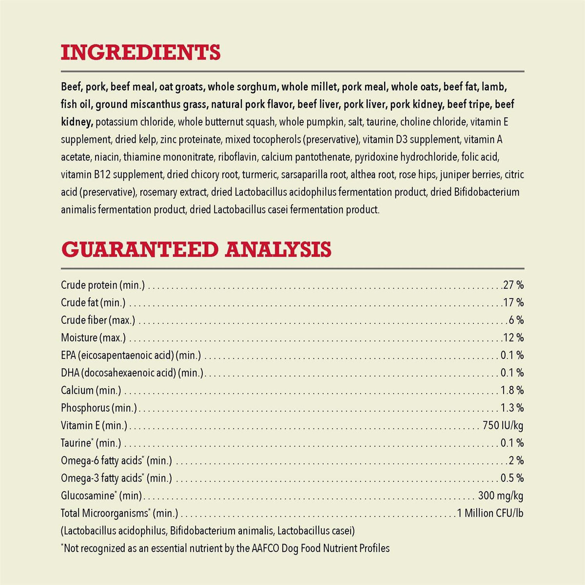 Wholesome Grains Dry Dog Food Y8515