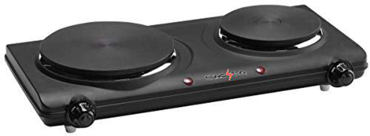 Double Burner With Cast-Iron Flat Plates E320192