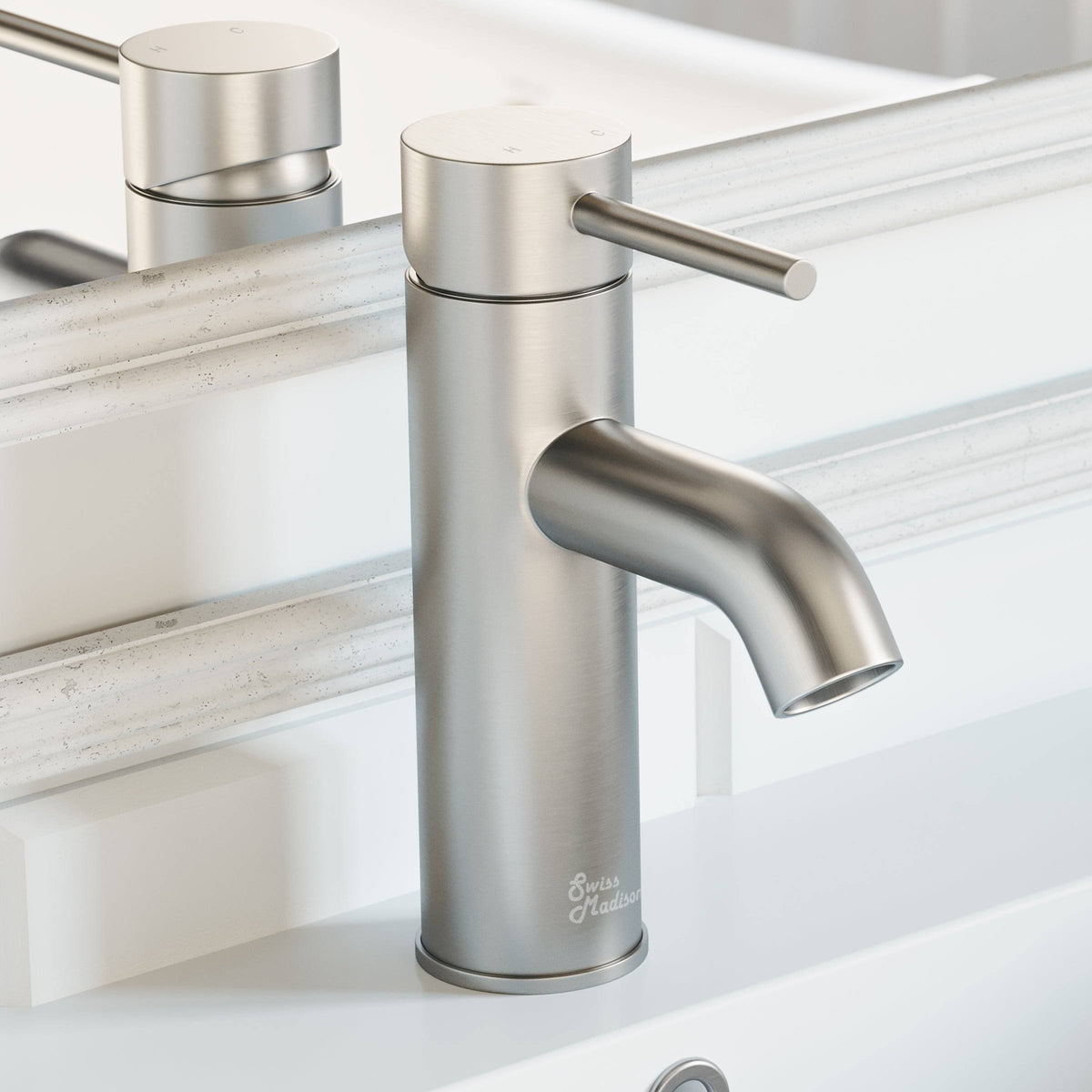 Brushed Nickel Bathroom Faucet U84970