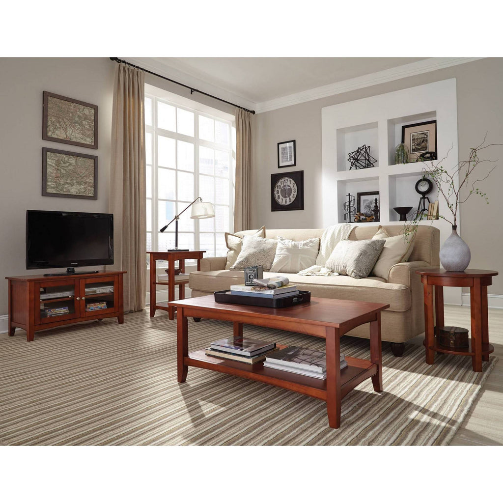 Cherry Shaker 2 Shelf End Table Z864412