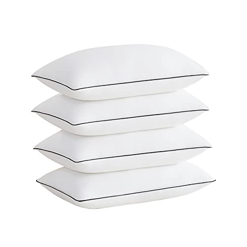 Cooling Bed Pillows King Pack of 4 Black P23657