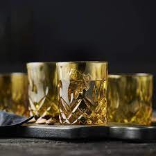 Amber Whisky Glass 4pcs G68091