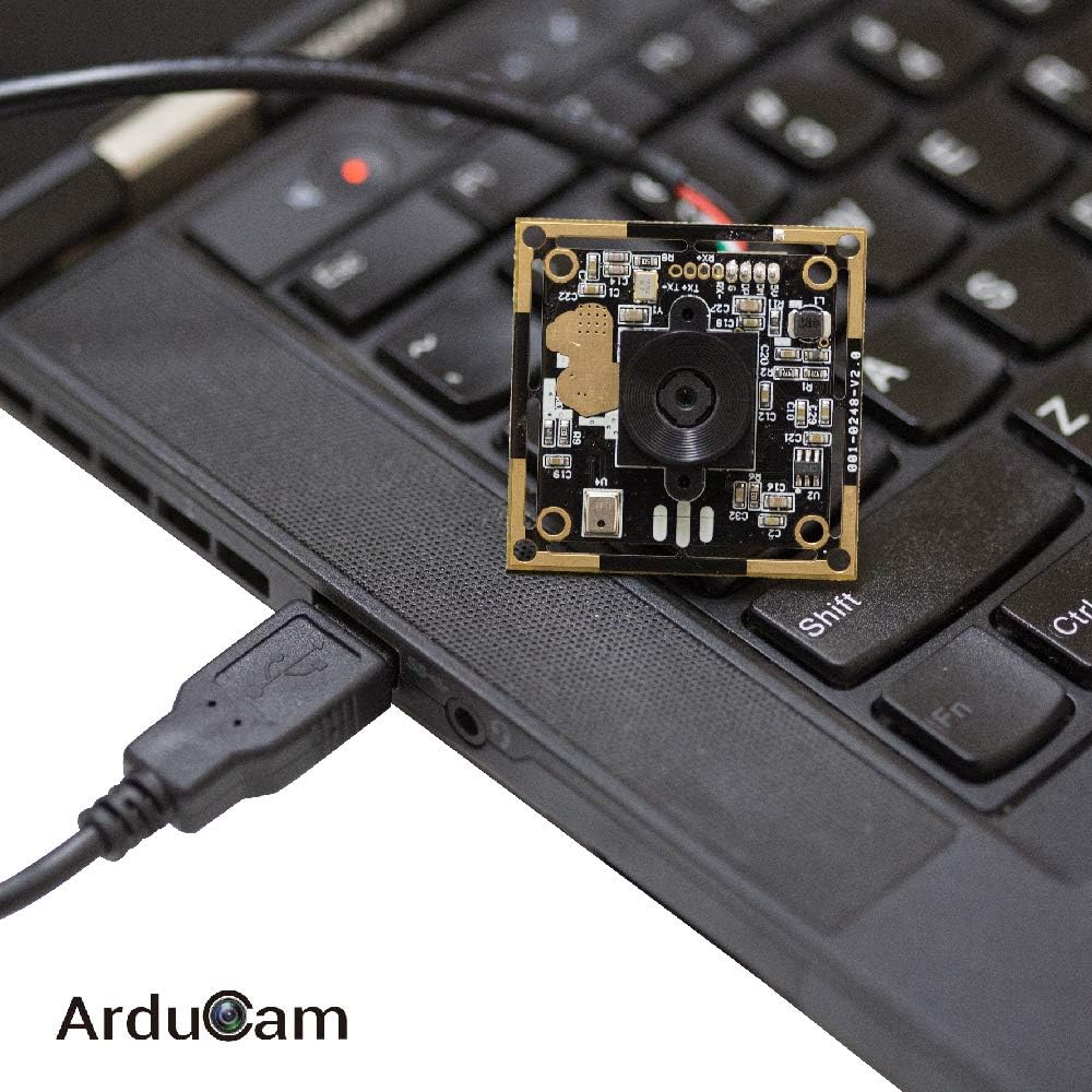 8MP 1080P Auto Focus USB Camera Module with Microphone, 1/3.2” CMOS IMX179 Mini UVC Webcam Board with 3.3ft/1m Cable V77691