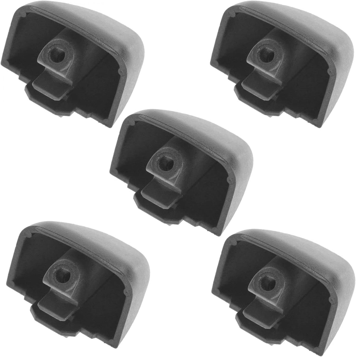 Black Exterior Door Handle Set of 5 H844