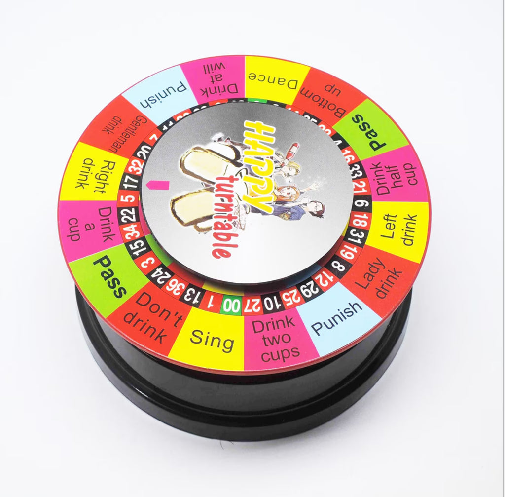 Electric Turntable Roulette Drinking Wheel Board Game M986447