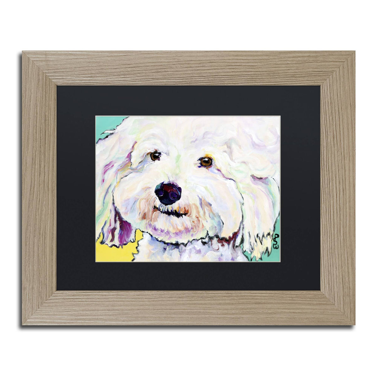 Black Matte Birch Frame Art E988522