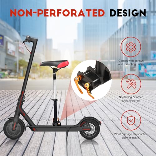 Foldable Adjustable Scooter Seat with Foam Cushion Z70930
