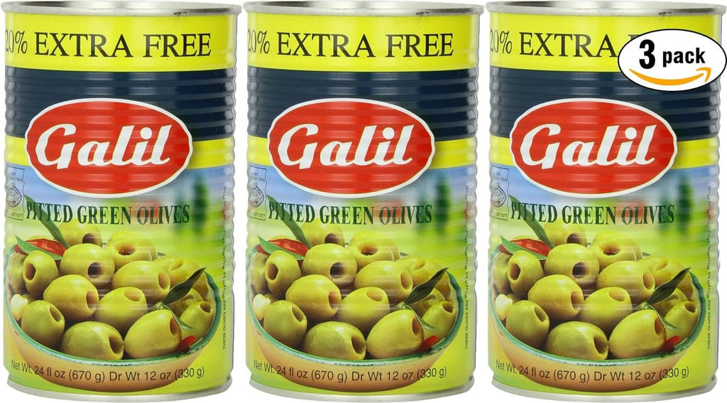 Green Pitted Olive 24-Ounce Cans 3-Pack Y49769
