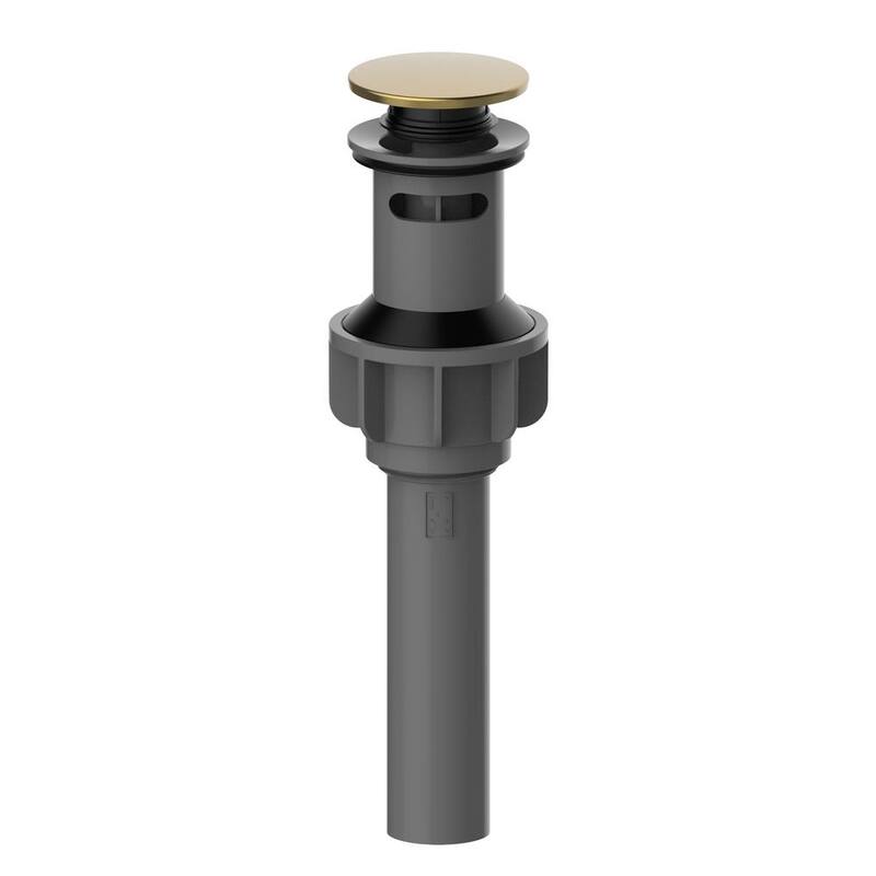 Single Handle Single Hole Bathroom Faucet Matte Gold T6536