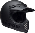 Matte/Gloss Blackout Moto-3 Helmet A62348