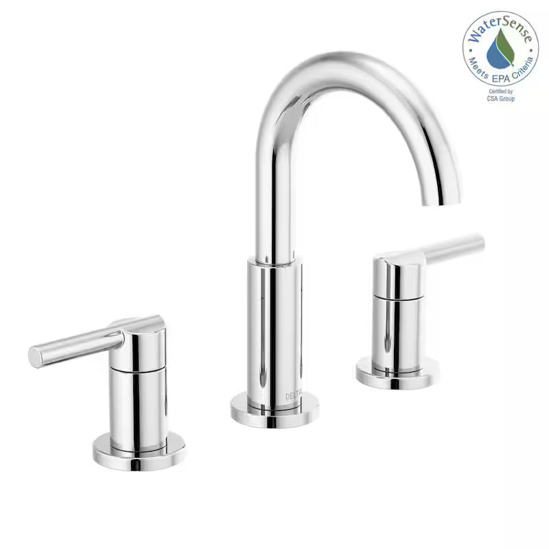 2-Handle Widespread Bathroom Faucet in Chrome K781