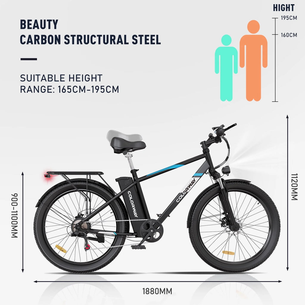 500W 26X3.0 Electric Bike M4744